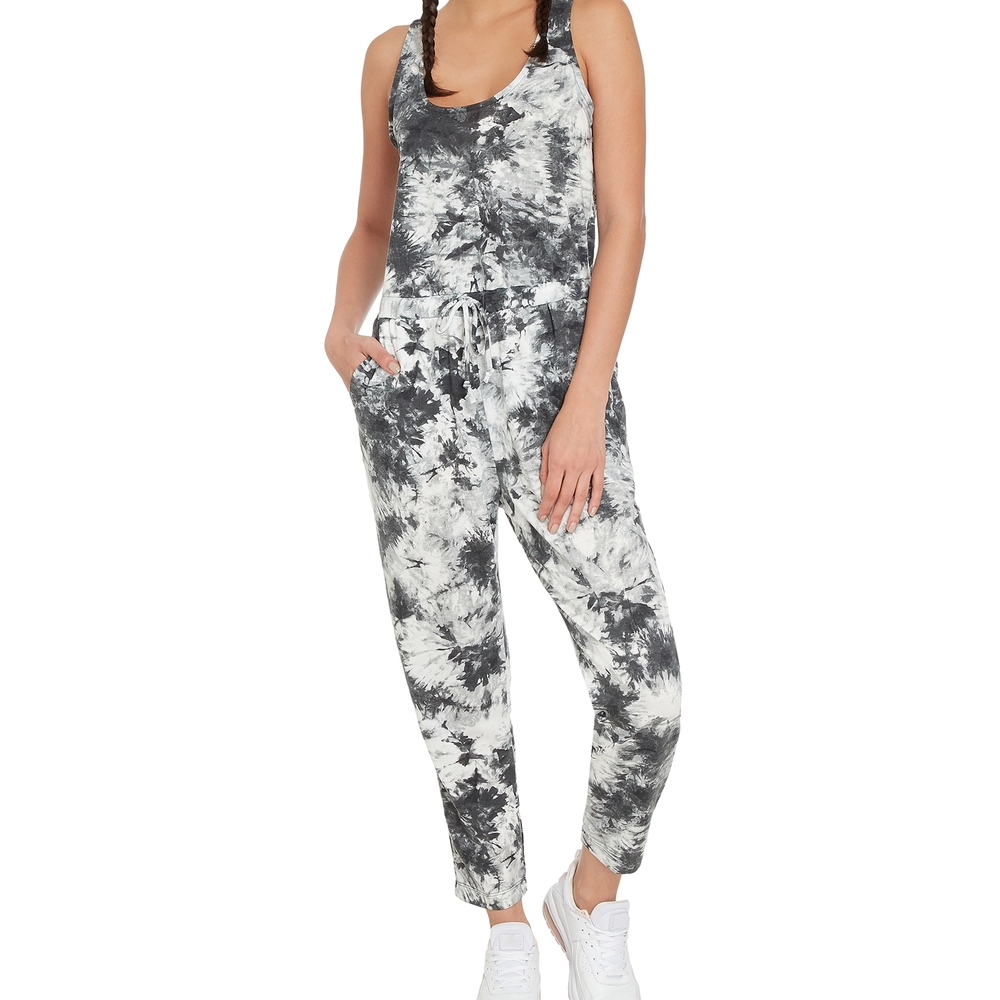 Ambiance Monochrome Tie-Dye Jumpsuit